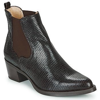 GREYSON  women's Low Ankle Boots in Brown