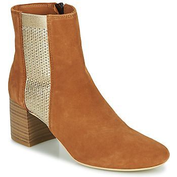 BONNIE  women's Low Ankle Boots in Brown