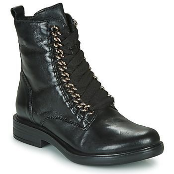 CAFE CHAIN  women's Mid Boots in Black