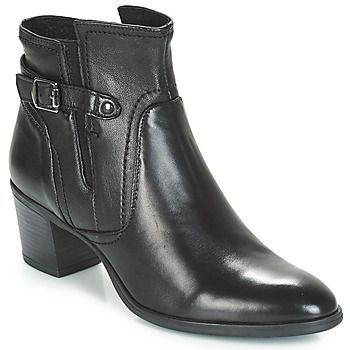 CALFA  women's Mid Boots in Black