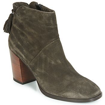 CARESSE  women's Mid Boots in Green
