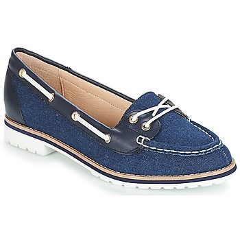 DRISSE  women's Loafers / Casual Shoes in Blue