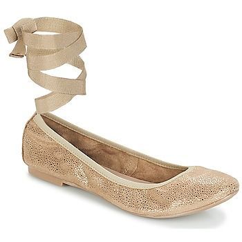 ACTEE  women's Shoes (Pumps / Ballerinas) in Gold