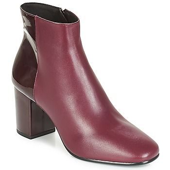 FEMINI  women's Low Ankle Boots in Red