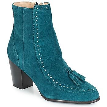 DORIANE  women's Low Ankle Boots in Blue