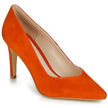 BETH  women's Court Shoes in Orange
