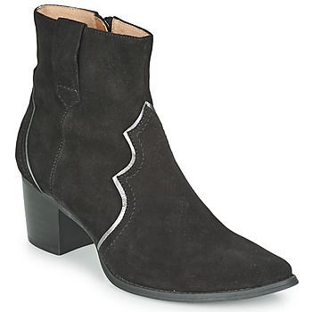 APLAX  women's Low Ankle Boots in Black