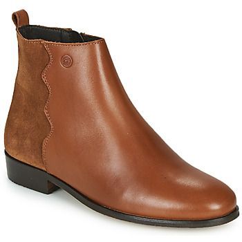 HELOI  women's Mid Boots in Brown