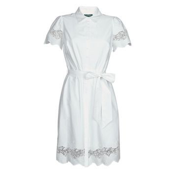 DORTHIA  women's Dress in White
