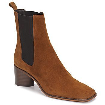 BERGAMOTE  women's Low Ankle Boots in Brown