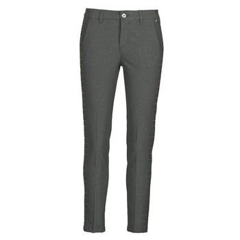 CLAUDIA POLYNEO  women's Trousers in Grey