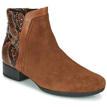 5271235  women's Low Ankle Boots in Brown
