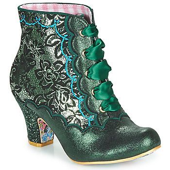 Chinese Whispers  women's Low Ankle Boots in Green