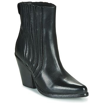 CROSBY  women's Low Ankle Boots in Black