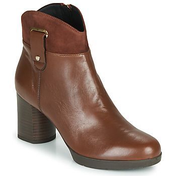 ANYLLA MID  women's Low Ankle Boots in Brown