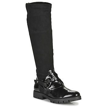 CANET V1 VERNIS NOIR  women's High Boots in Black