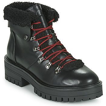 ESIDAVER  women's Mid Boots in Black