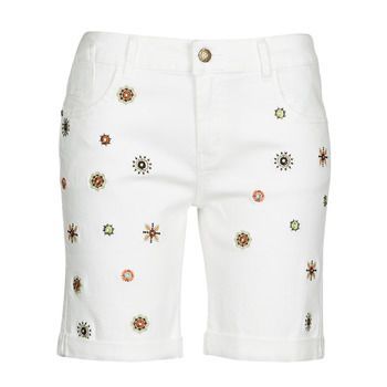 GRECIA  women's Shorts in White