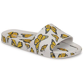 BEACH SLIDE PRINT AD  women's Mules / Casual Shoes in White