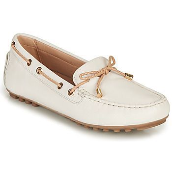 D LEELYAN C  women's Boat Shoes in White