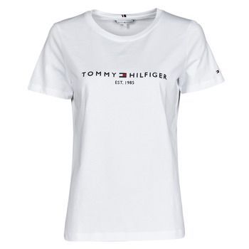 HERITAGE HILFIGER CNK RG TEE  women's T shirt in White
