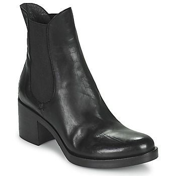 ADRIANA  women's Low Ankle Boots in Black