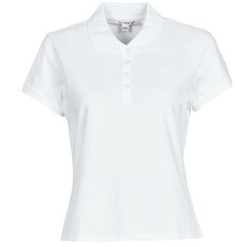 ES SS GUESS LOGO PIQUE POLO  women's Polo shirt in White