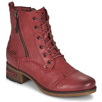 1229513  women's Mid Boots in Red