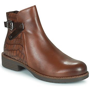 DEMINA  women's Mid Boots in Brown