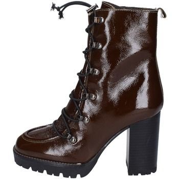 EY373  women's Low Ankle Boots in Brown