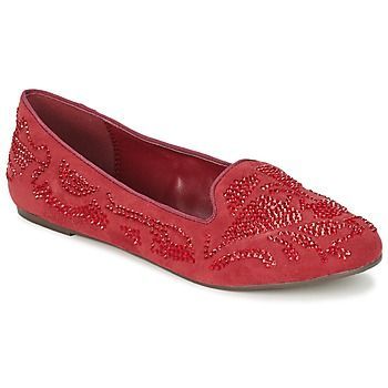 LUDIA  women's Loafers / Casual Shoes in Red