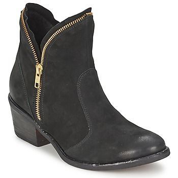 LALE  women's Mid Boots in Black