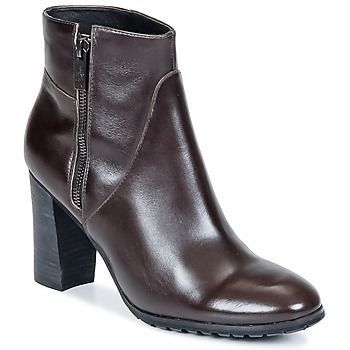 ISIAH  women's Low Ankle Boots in Brown