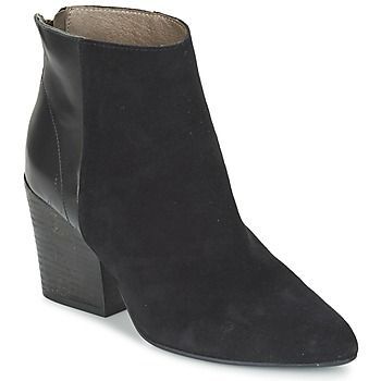 MELI CALF  women's Low Ankle Boots in Black