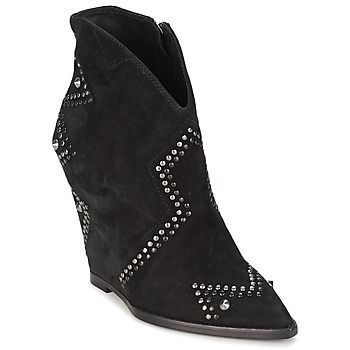 JESSICA  women's Low Ankle Boots in Black