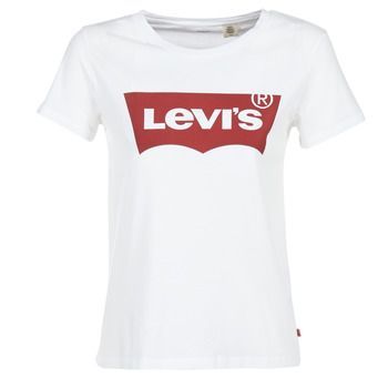 Levis  THE PERFECT TEE  women's T shirt in White