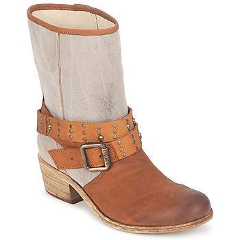 INES  women's High Boots in Brown