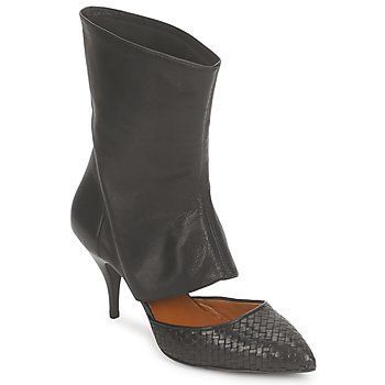 IVAN  women's Low Ankle Boots in Black