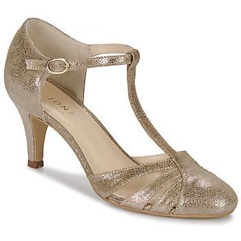 LAORA  women's Court Shoes in Gold