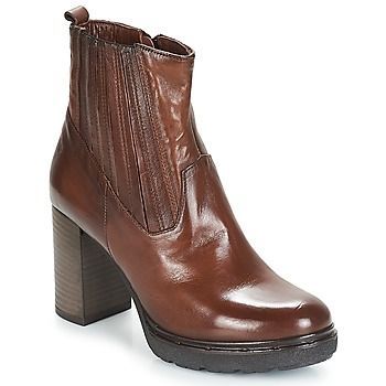 JERYCABE  women's Low Ankle Boots in Brown