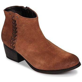 MAYPEARL  women's Low Ankle Boots in Brown