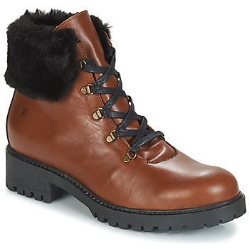 JENO  women's Mid Boots in Brown