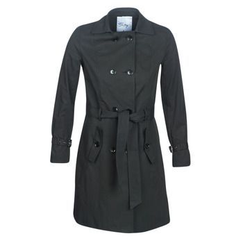 JIVELU  women's Trench Coat in Black