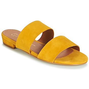 JISTINE  women's Mules / Casual Shoes in Yellow