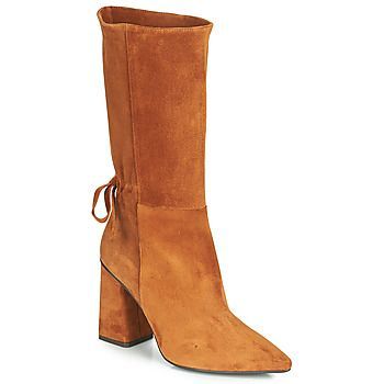 LUCIANA  women's High Boots in Brown