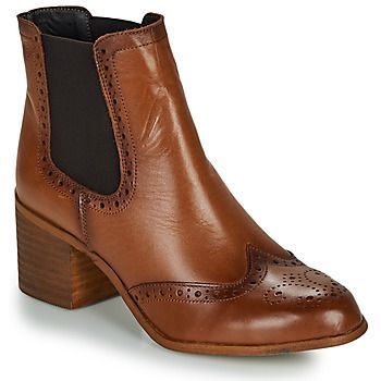 LARISSA  women's Low Ankle Boots in Brown