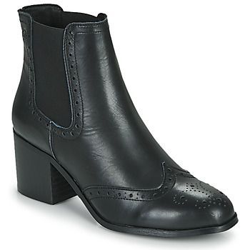 LARISSA  women's Low Ankle Boots in Black