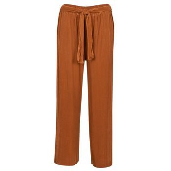MERONAR  women's Trousers in Brown