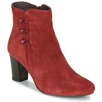 MAJESTEE  women's Mid Boots in Red