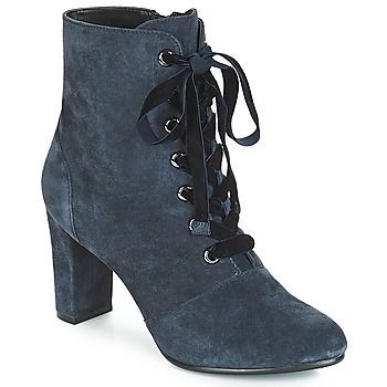 JUSTINE  women's Low Ankle Boots in Blue